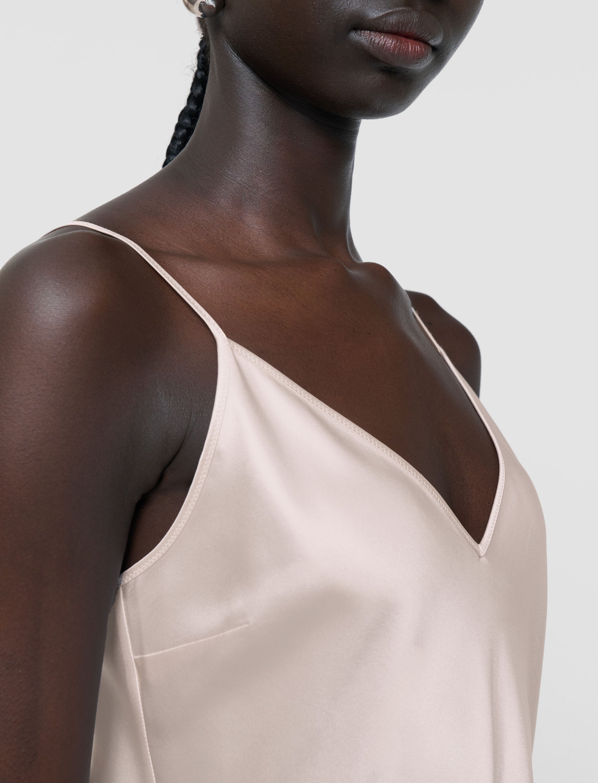 NEW / 28qty   Clea Top-Blouse-Silk Satin