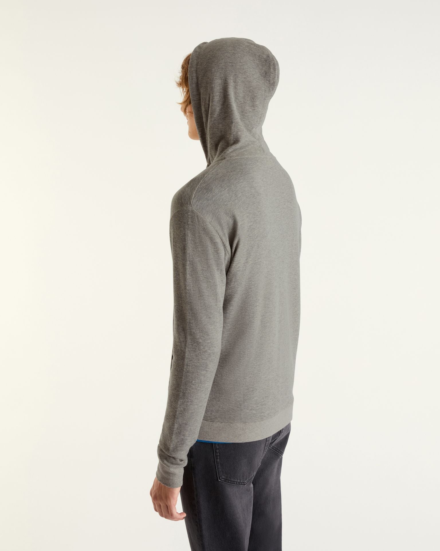 Hoodie zippé - Dark Heather Gray