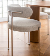 Chaise Libera - Blanc et Gris
