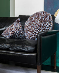 Coussin Bomboloni en velours - Bleu