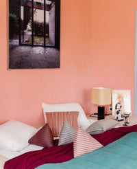 Coussin Divino - Rouge et Chocolat