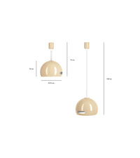 Petite suspension Balla - Sable