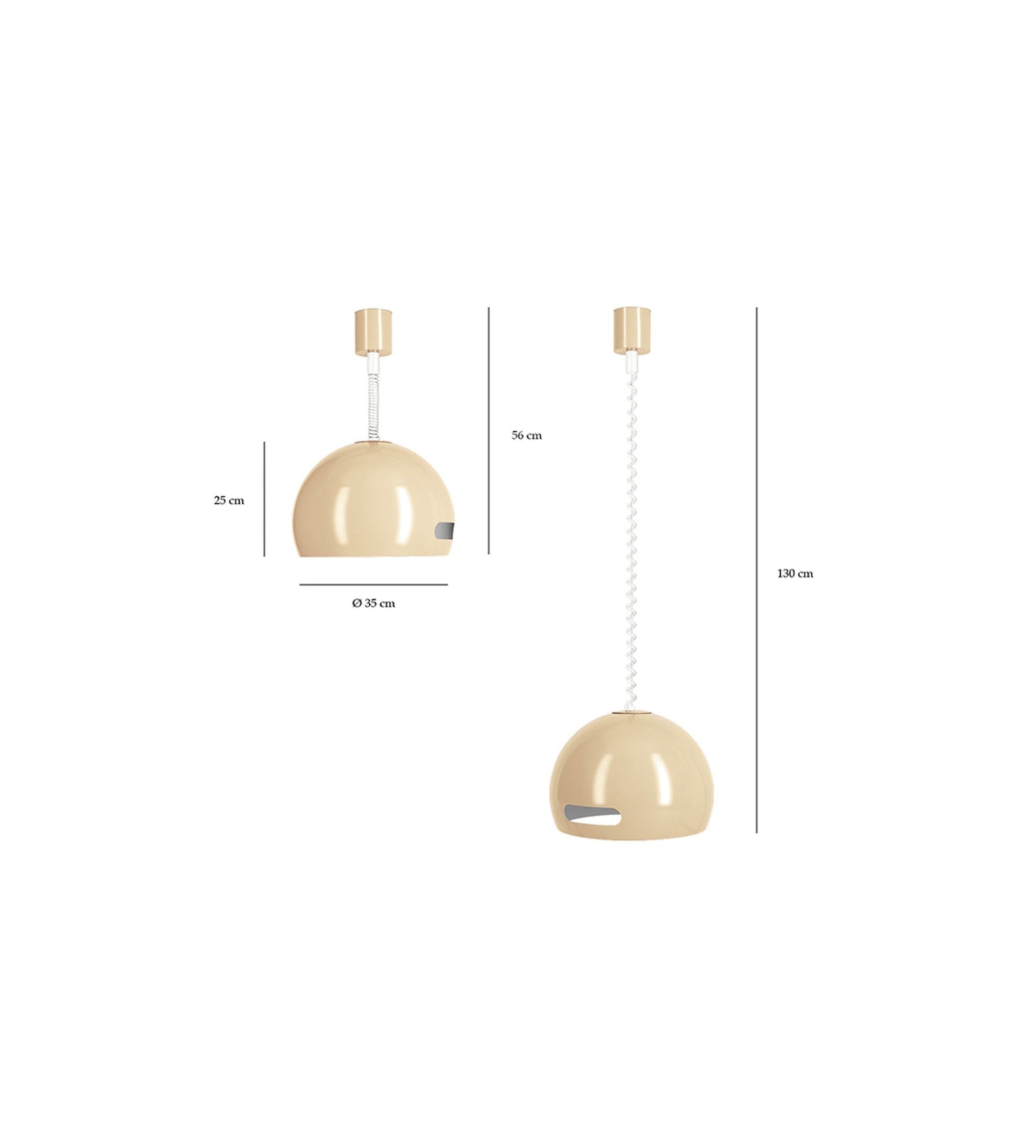 Petite suspension Balla - Gris