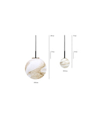Suspension Piccola - Blanc