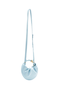 Sac Domino mini en vinyle - Baby Blue