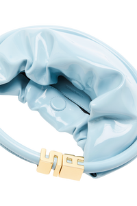 Sac Domino mini en vinyle - Baby Blue