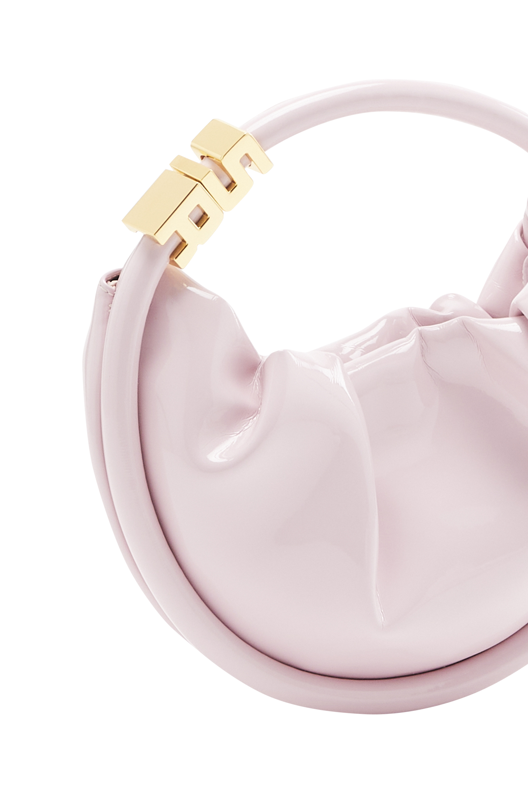Sac Domino mini en vinyle - Baby Rose