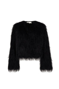 Manteau fausse fourrure - Navy