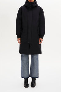 Manteau parka à capuche - Noir