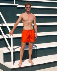Short de bain - Orange