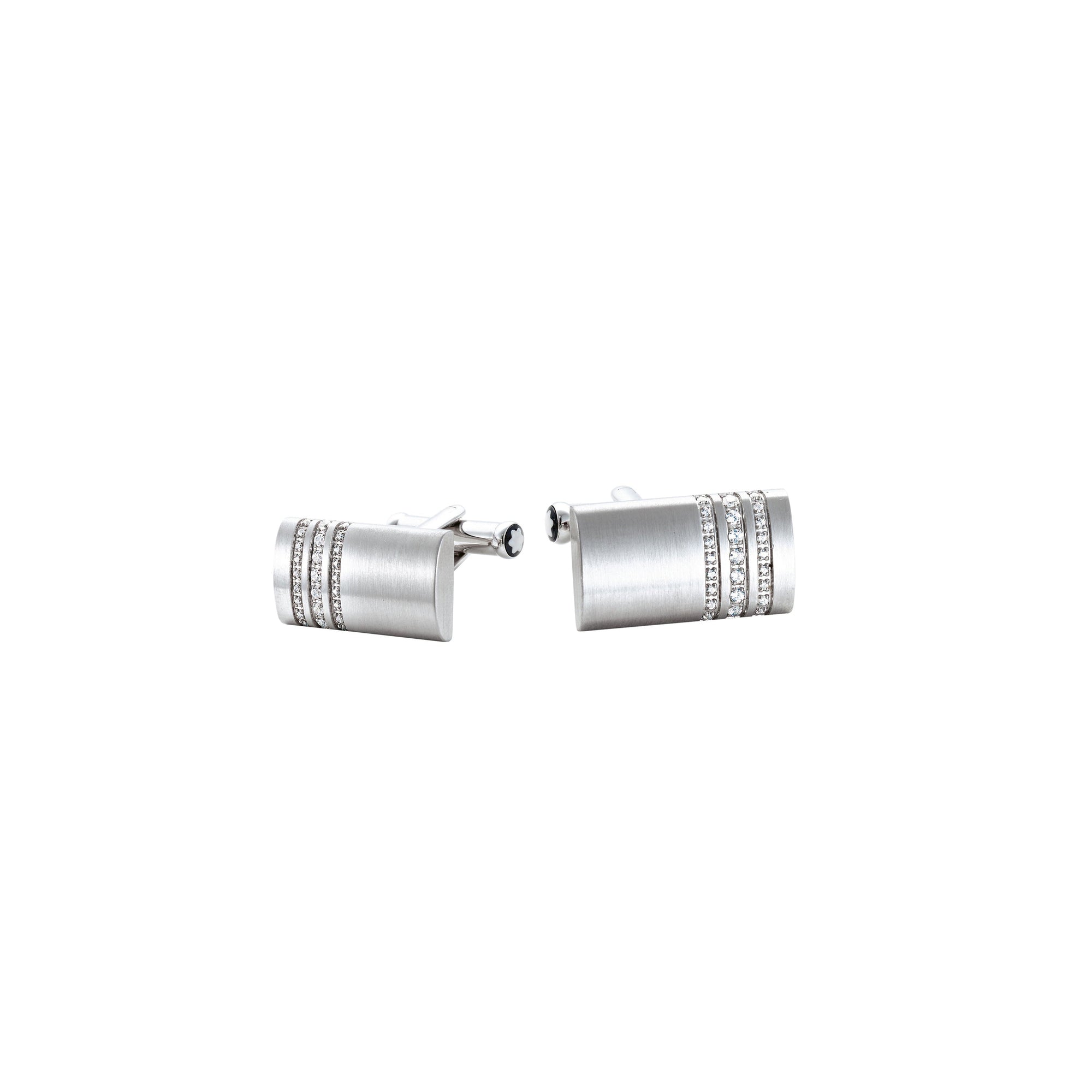 Boutons de manchette diamants Fine Jewellery Classic Essentials - Gris