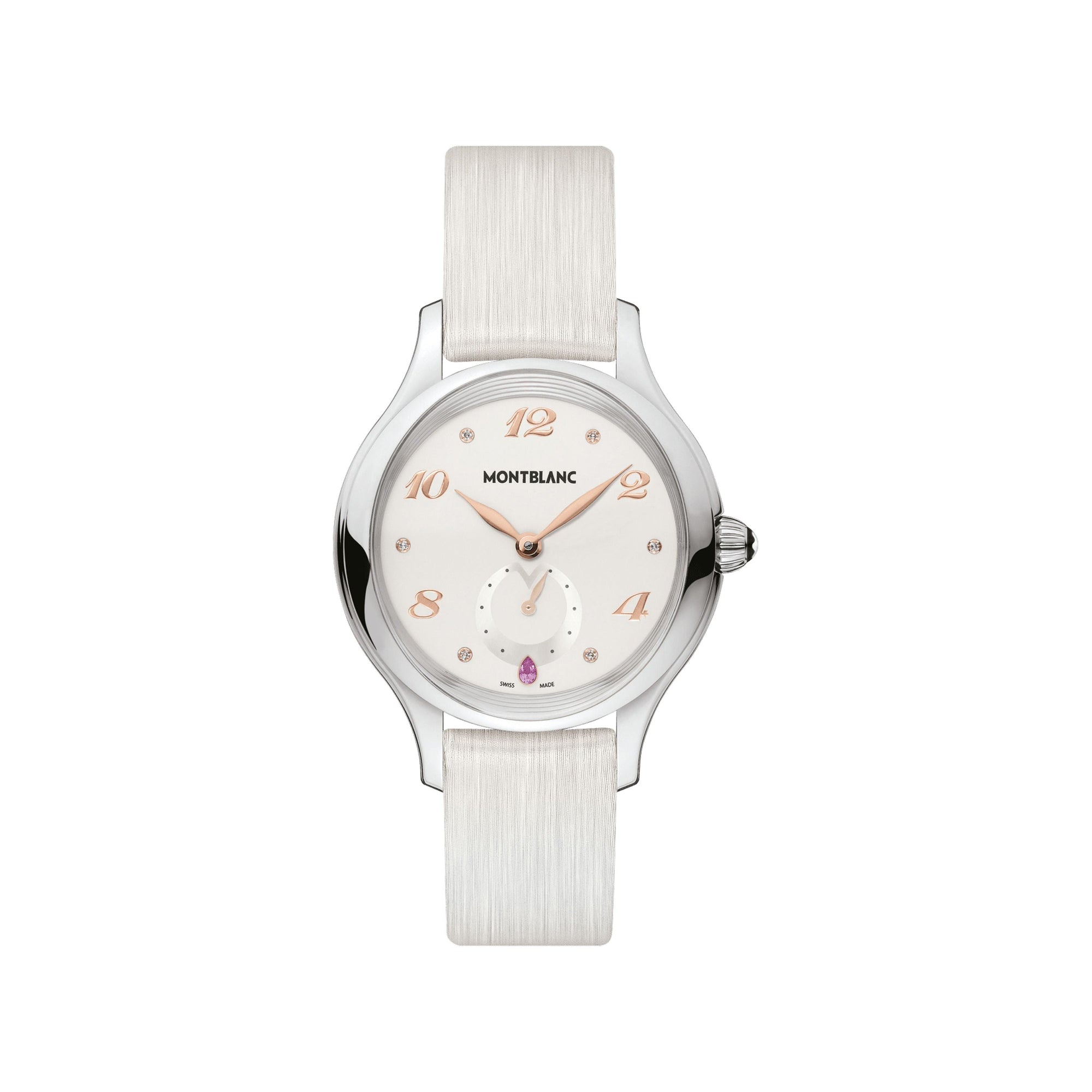 Montre Collection Princesse Grace de Monaco à diamants 34 mm - Blanc