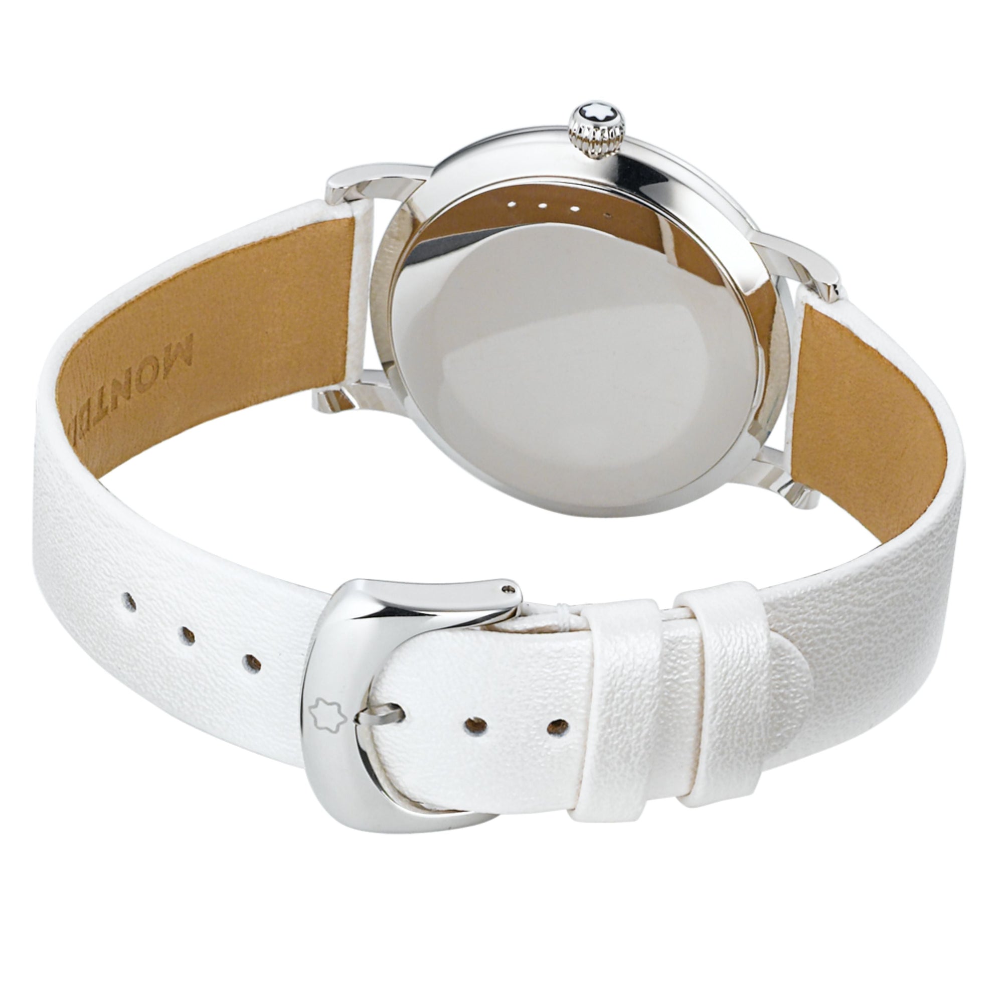 Montre Collection Princesse Grace de Monaco à diamants 34 mm - Blanc