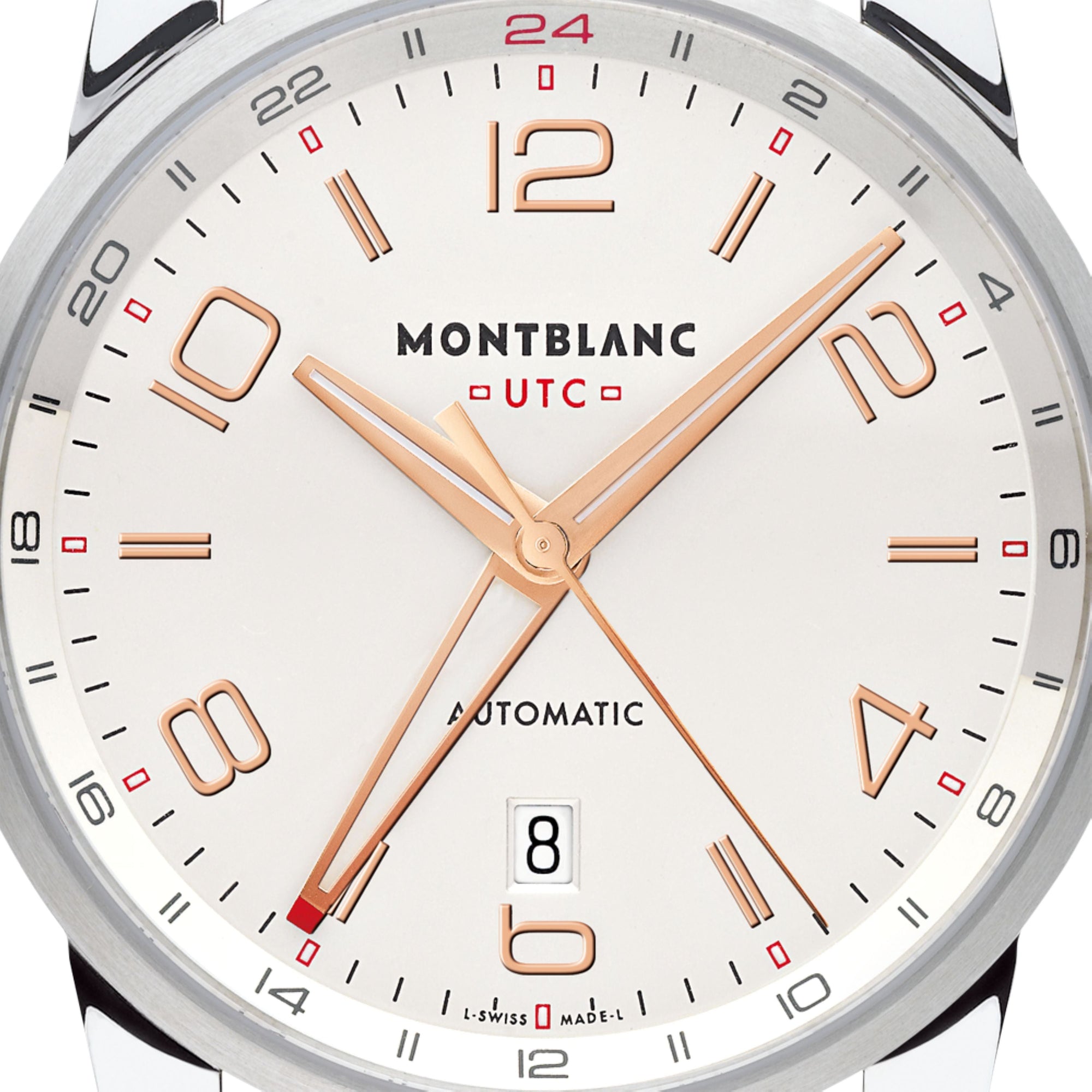 Montre TimeWalker Voyager UTC 42 mm en or - Noir