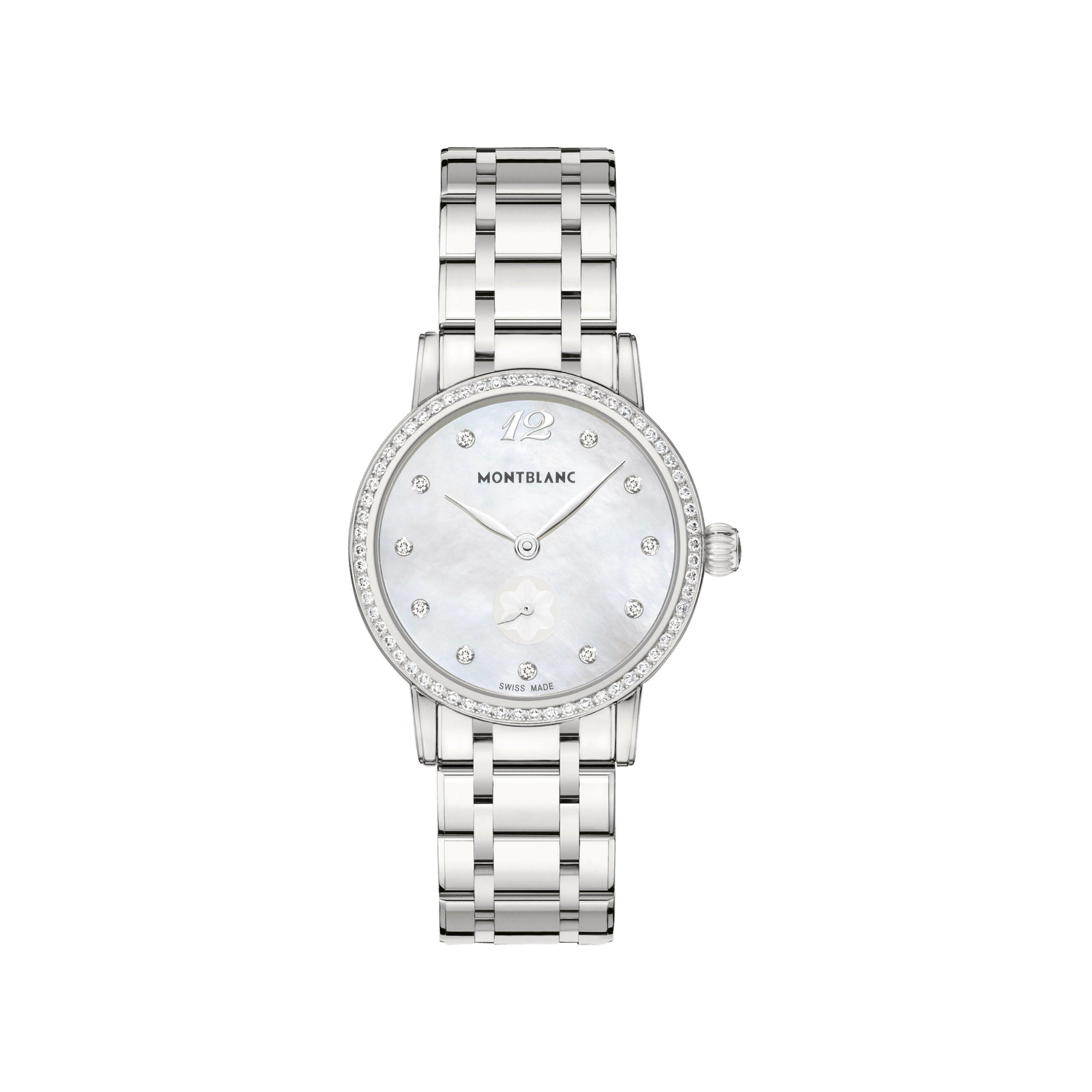 Montre Star Classique Lady lunette à diamants 30 mm - Acier