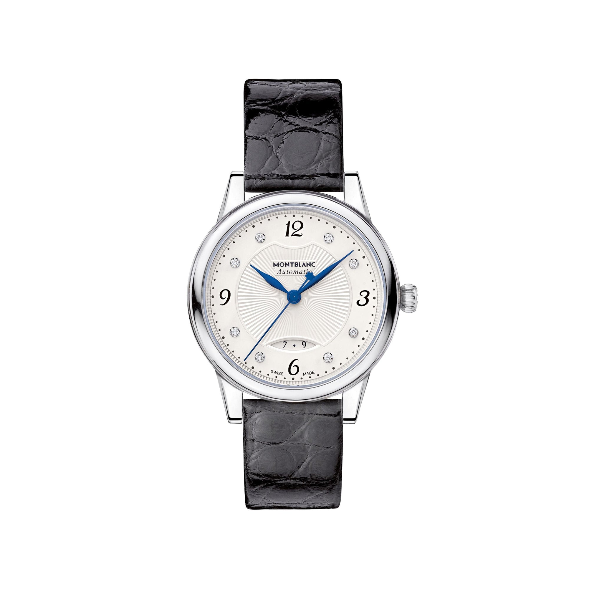 Montre Automatic Bohème Date 30 mm à diamants - Noir