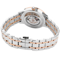 Montre Automatic Bohème Date 30 mm à diamants et or - Argent & Blanc