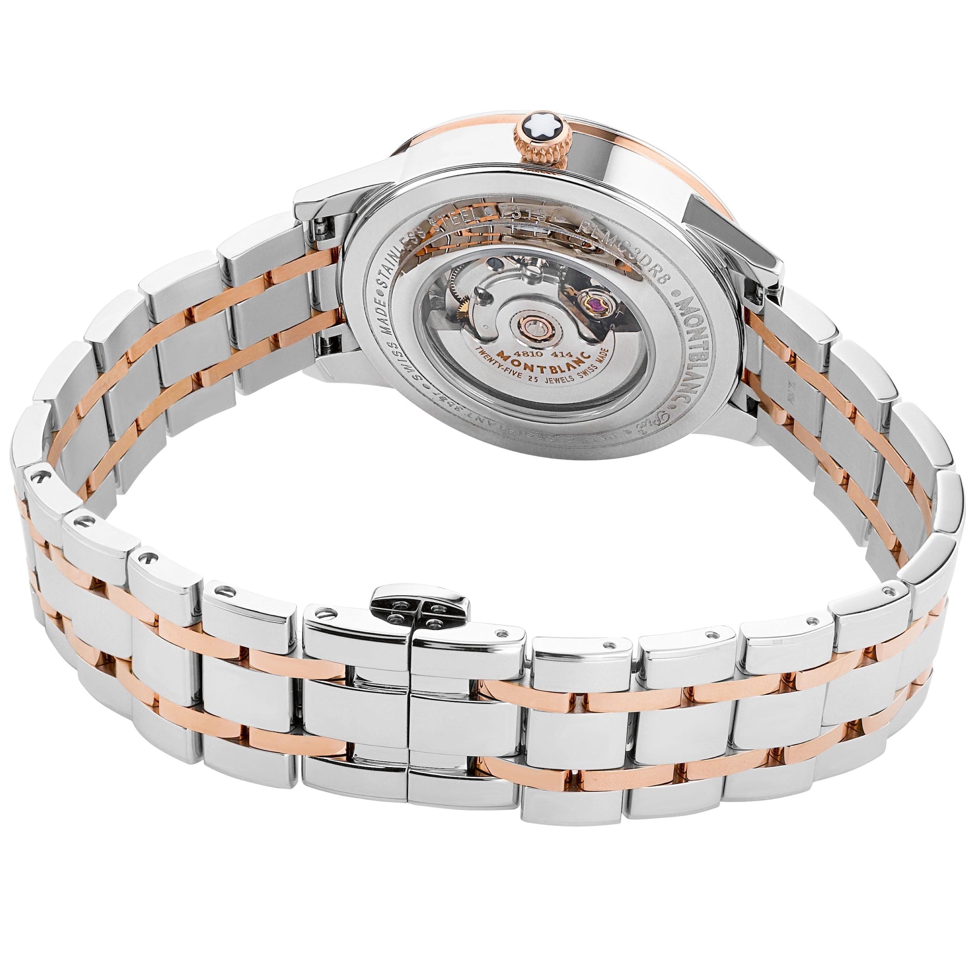 Montre Automatic Bohème Date 30 mm à diamants et or de second choix - Argent & Or rose