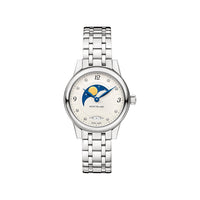 Montre Bohème Moonphase Quartz 27 mm à diamants - Acier