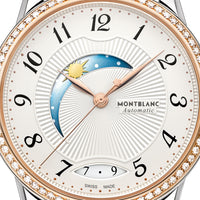 Montre Bohème Day & Night 34 mm à diamants et or - Argent & Blanc