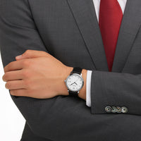 Montre Automatic Tradition Date 36 mm en alligator - Noir