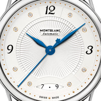 Montre Automatic Bohème Date 34 mm à diamants - Argent & Blanc