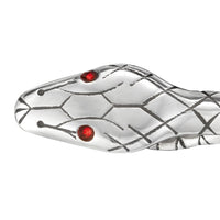 Pince à cravate motif serpent - Argent