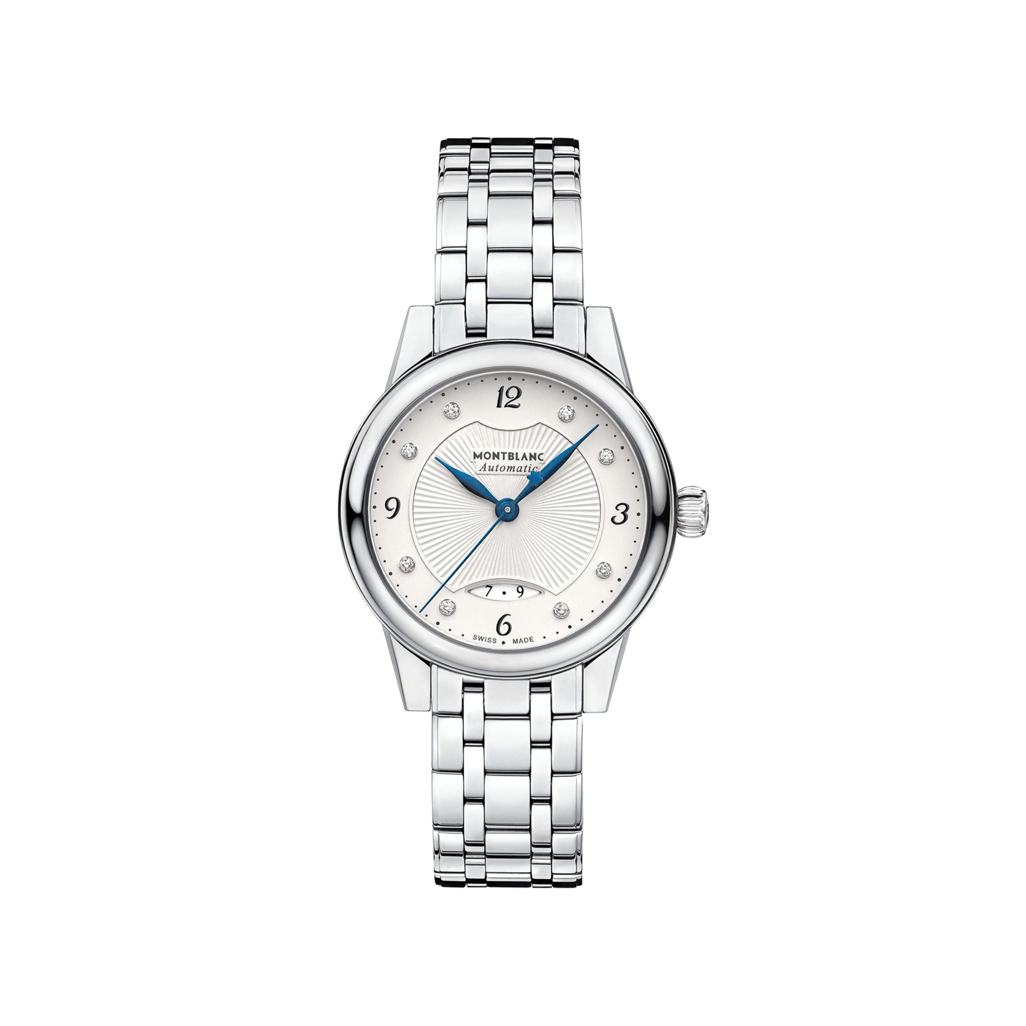 Montre Automatic diamant Bohème Date 28 mm - Acier