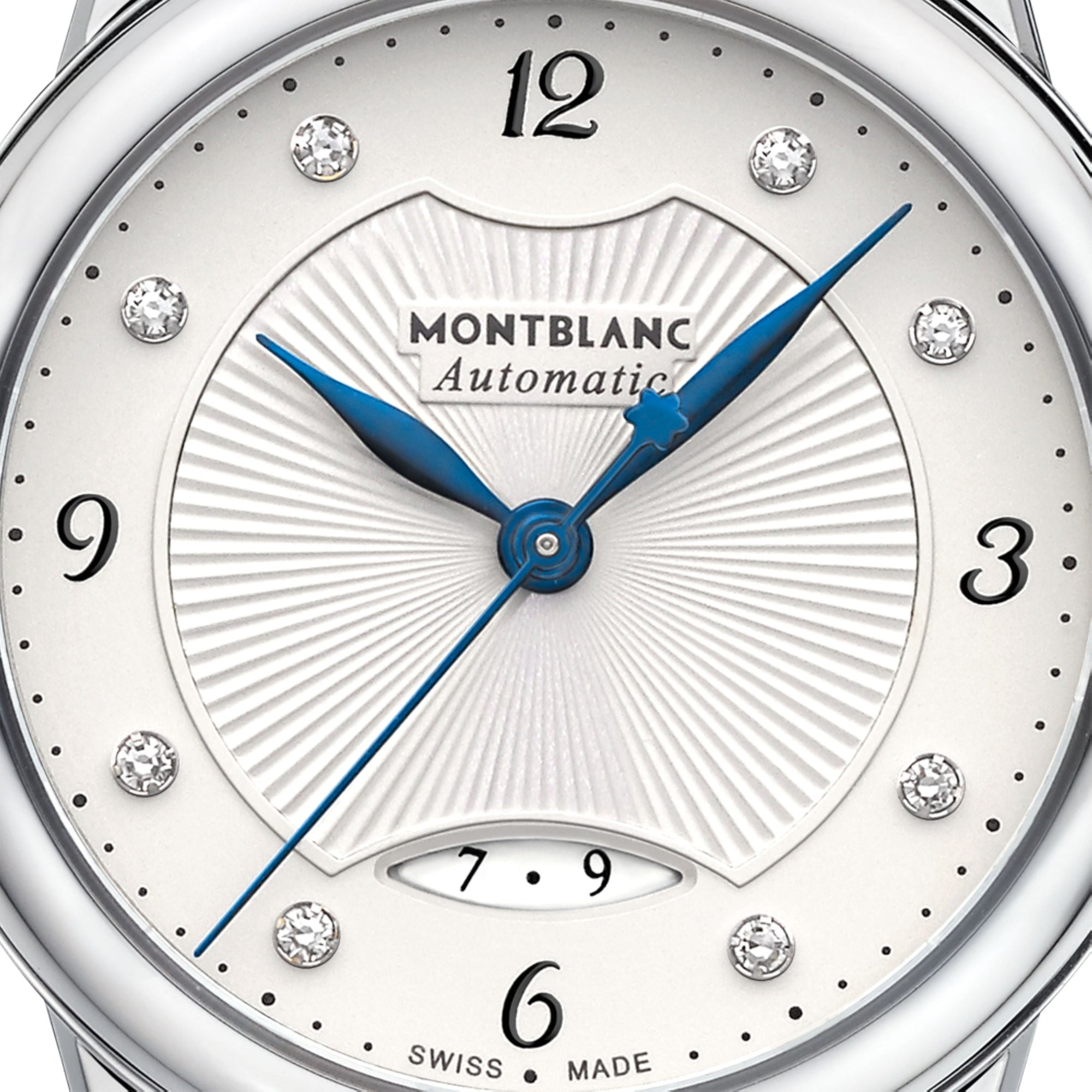 Montre Automatic diamant Bohème Date 28 mm - Acier