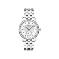 Montre Star Legacy Small Second 36 mm à diamants - Argent & Blanc