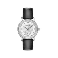 Montre Star Legacy Small Second 36 mm à diamants et alligator - Gris