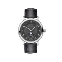 Montre Star Legacy Moonphase 42 mm en alligator de second choix - Gris