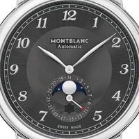 Montre Star Legacy Moonphase 42 mm en alligator de second choix - Gris