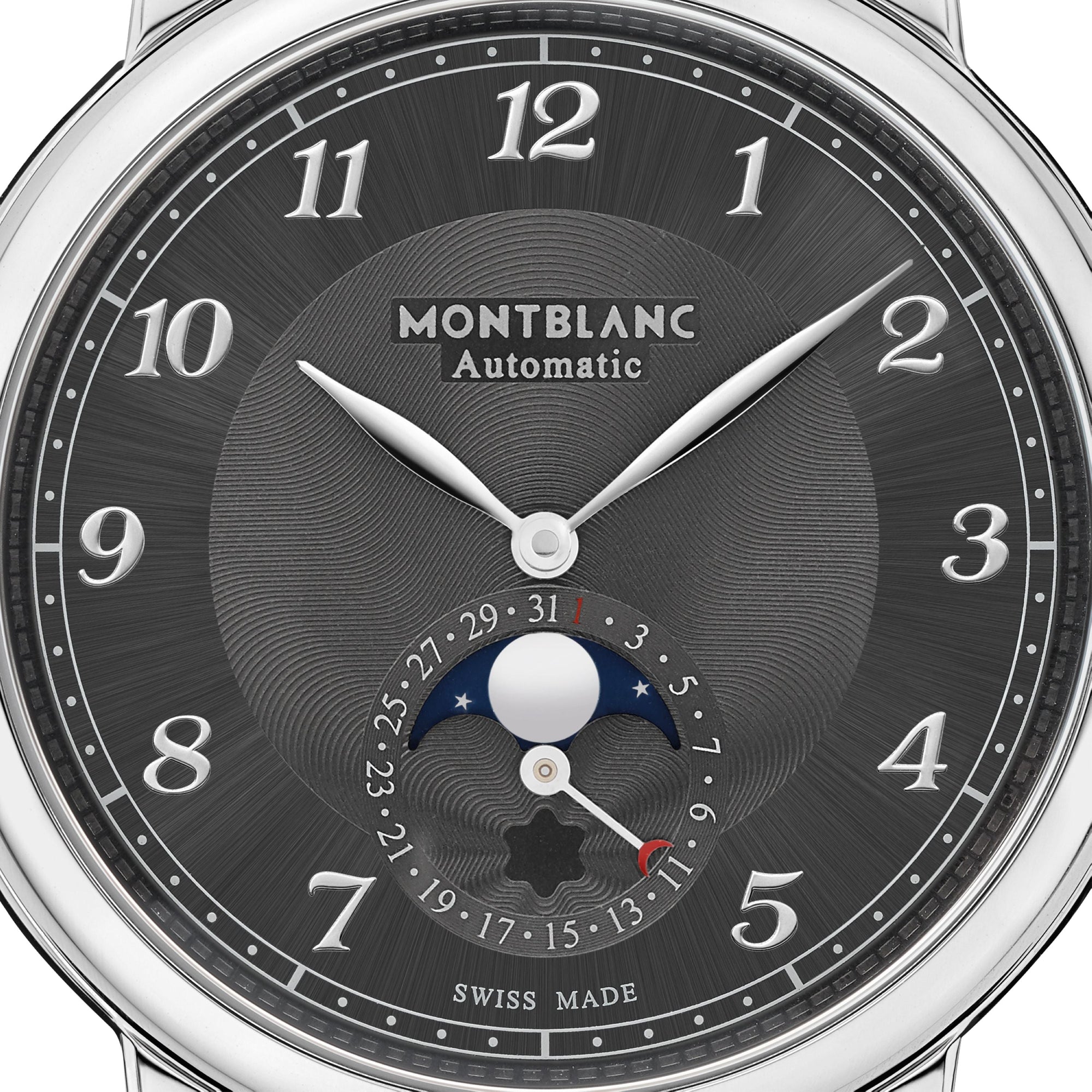Montre Star Legacy Moonphase 42 mm en alligator de second choix - Gris