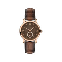 Montre Star Legacy Small Second 36 mm à diamants et or de second choix - Marron
