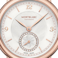 Montre Star Legacy Small Second 32 mm à diamants et or - Marron
