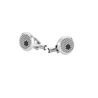 Boutons de manchette Star nid d'abeille - Argent
