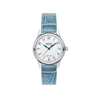 Montre Automatic Bohème Date 30 mm en alligator de second choix - Noir & Or Rose