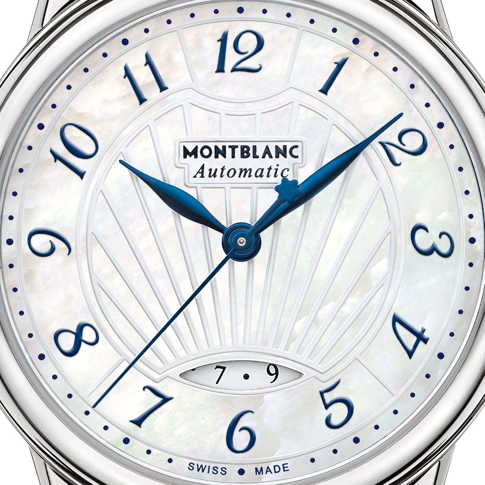 Montre Automatic Bohème Date 30 mm en alligator de second choix - Noir & Or Rose