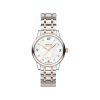 Montre Automatic Bohème Date 28 mm à diamants et or - Argent & Or rose