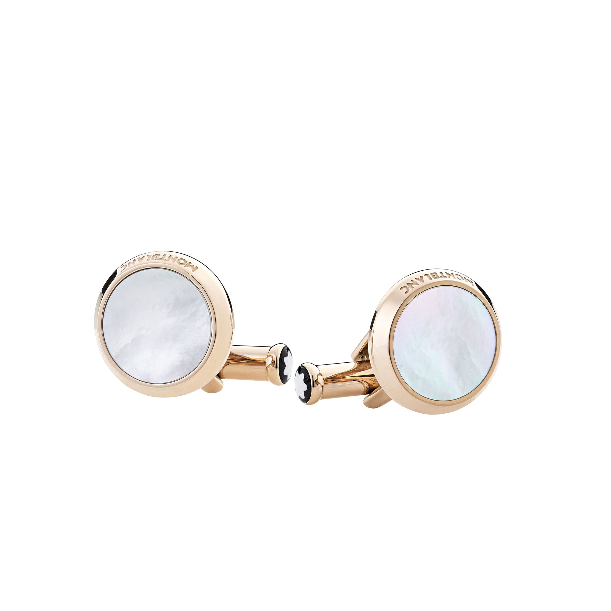 Ensemble boutons de manchette en acier inoxydable - Or