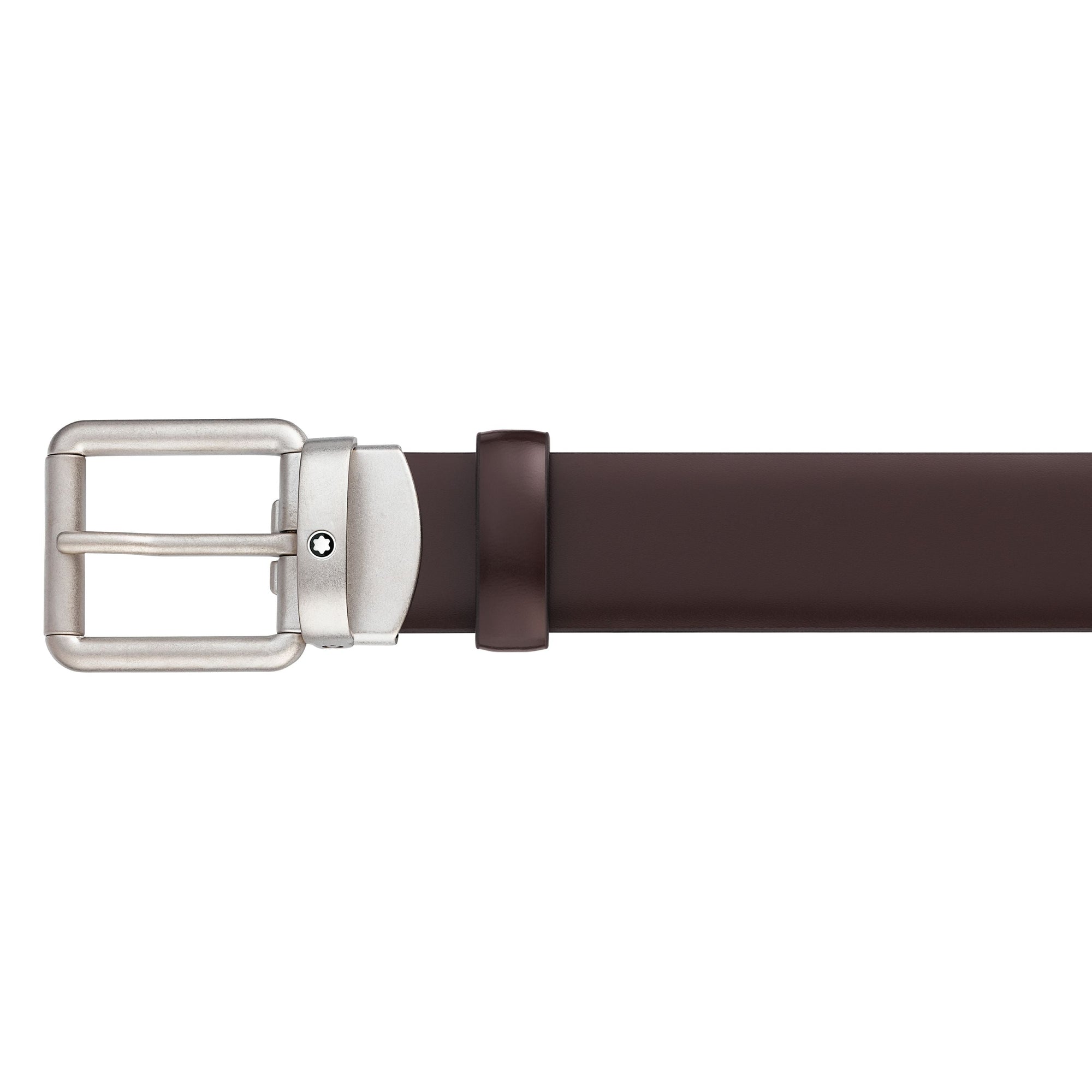 Ceinture de 30 mm en cuir brossé - Marron clair