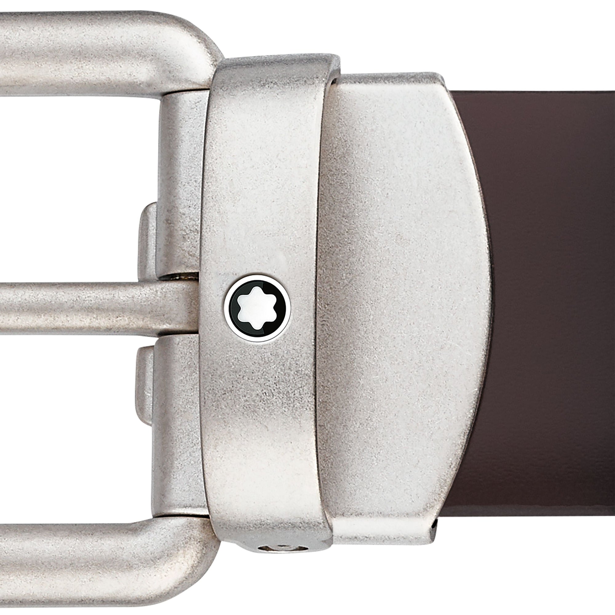 Ceinture de 30 mm en cuir brossé - Marron clair