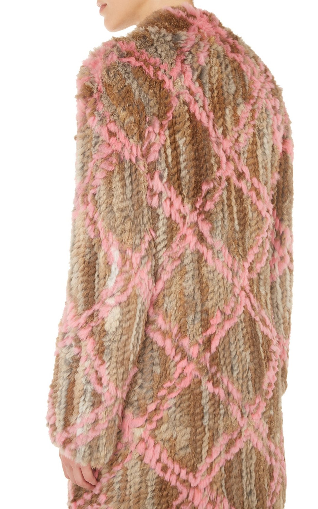 Manteau Lapin Benny en fourrure - Camel