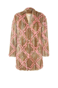 Manteau Lapin Benny en fourrure - Camel