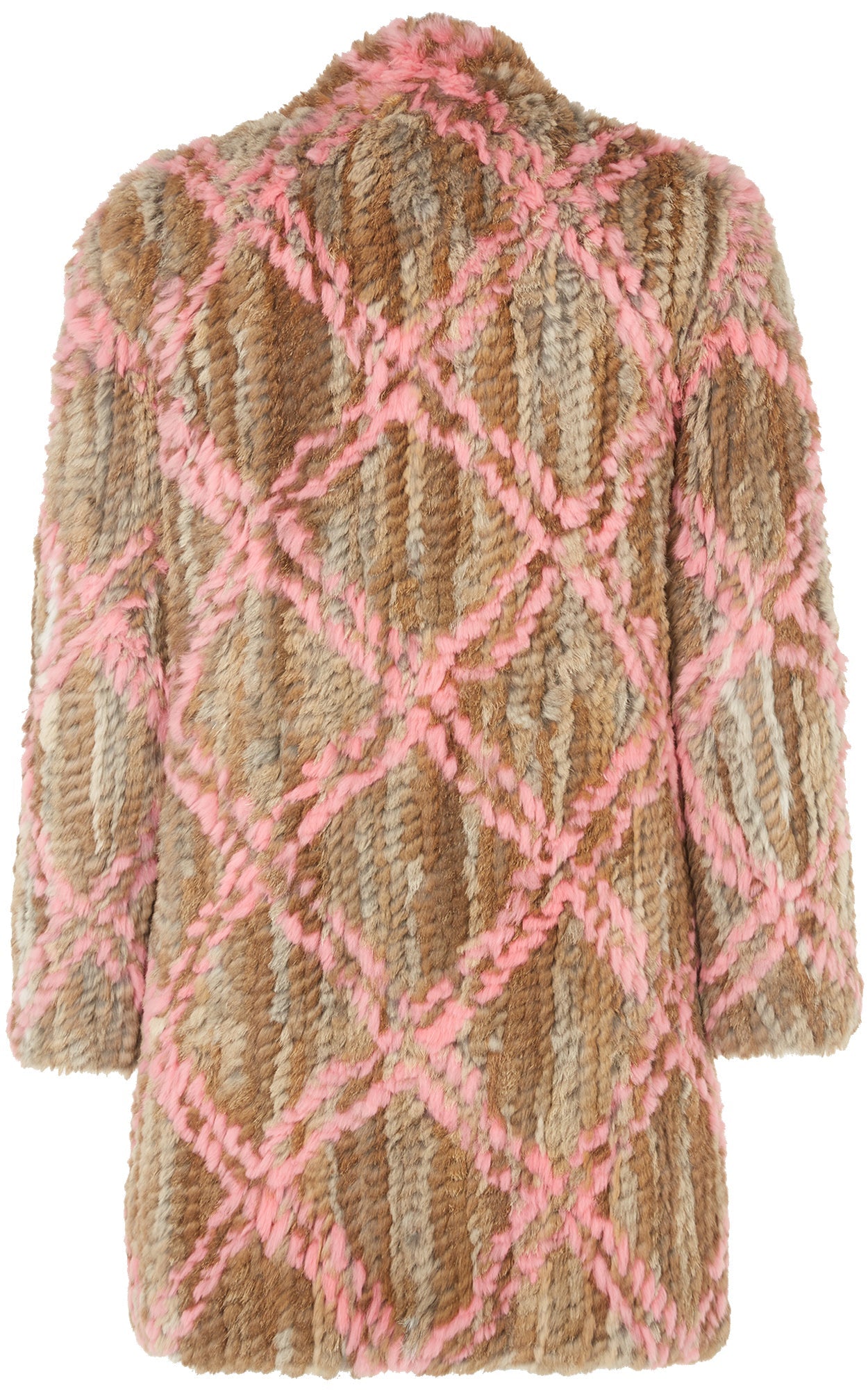 Manteau Lapin Benny en fourrure - Camel