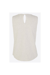 Top Bow sans manche - Beige