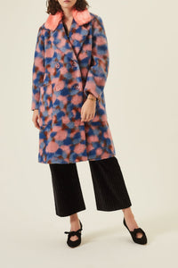 Manteau Camo effet fourrure - Multicolore