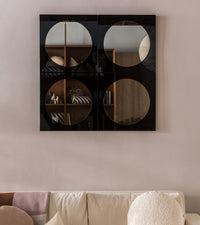 Miroir Letizia - Noir