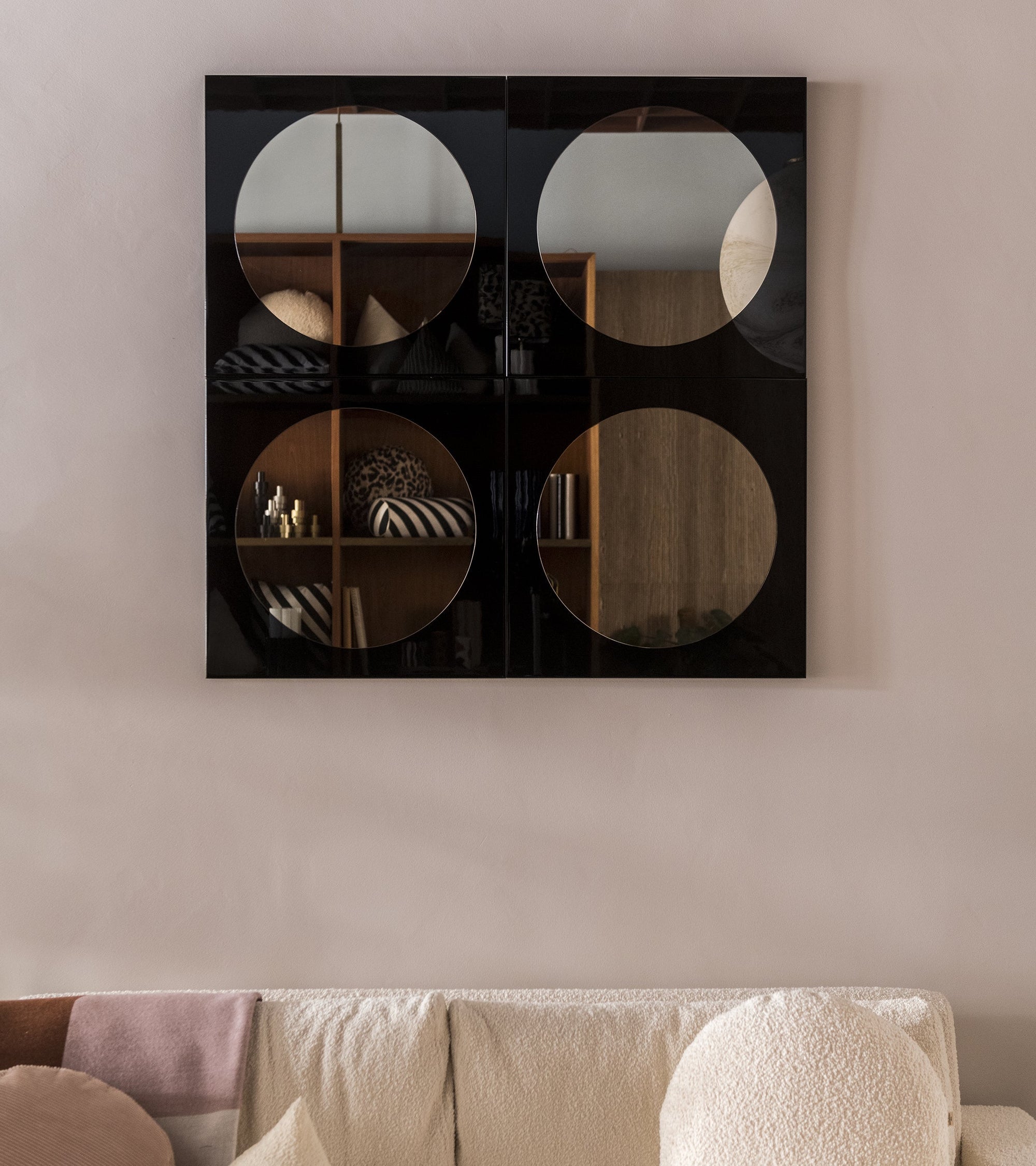Miroir Letizia - Noir
